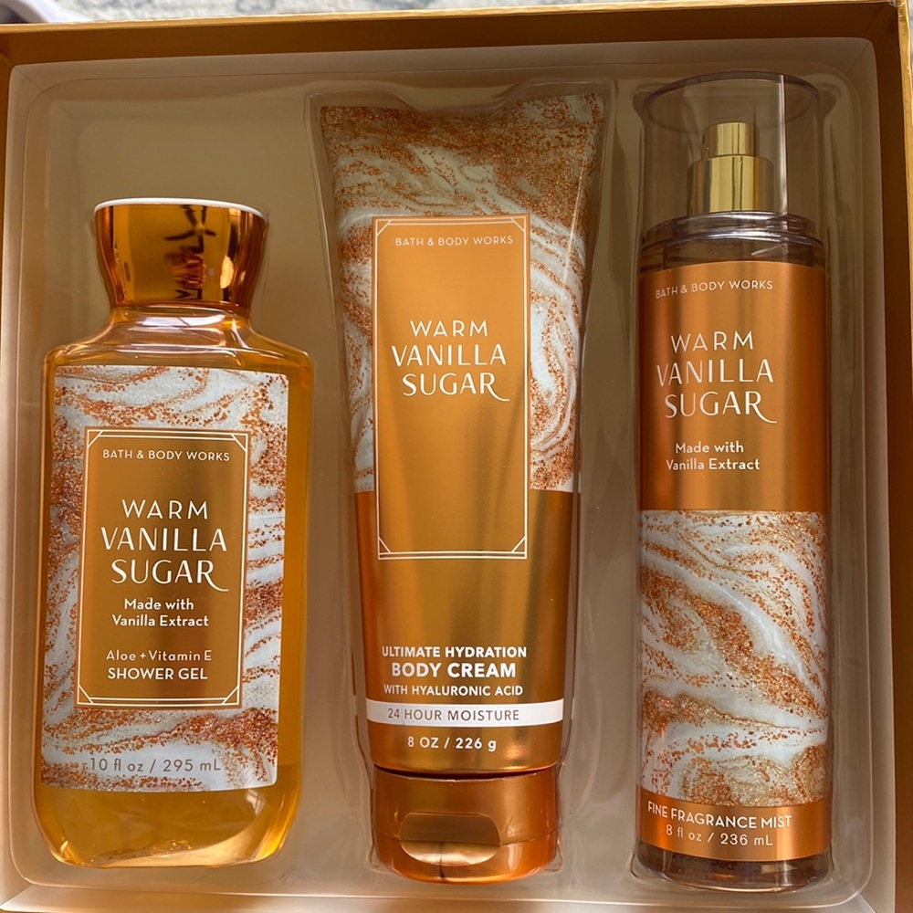 Bath & Body Works Warm Vanilla Sugar Set